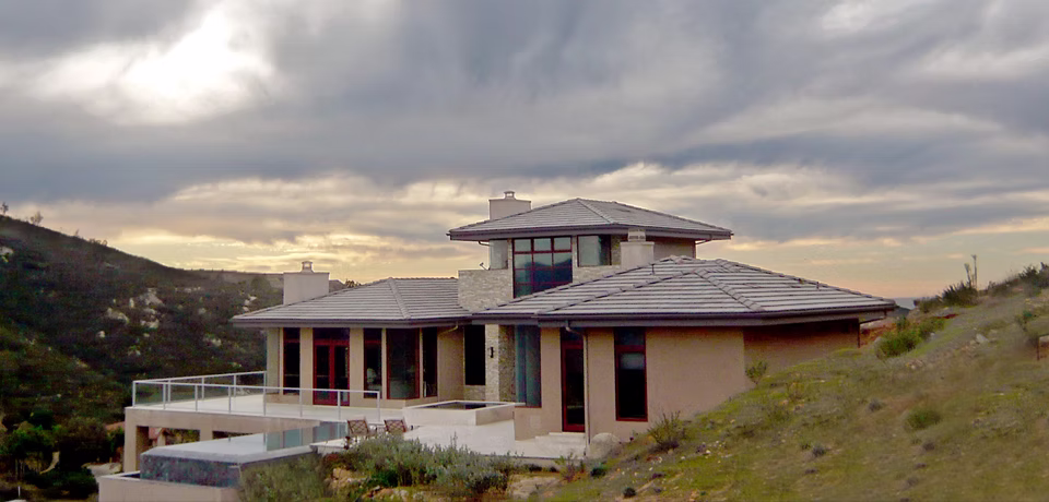 Lake Hodges Retreat — terrace view