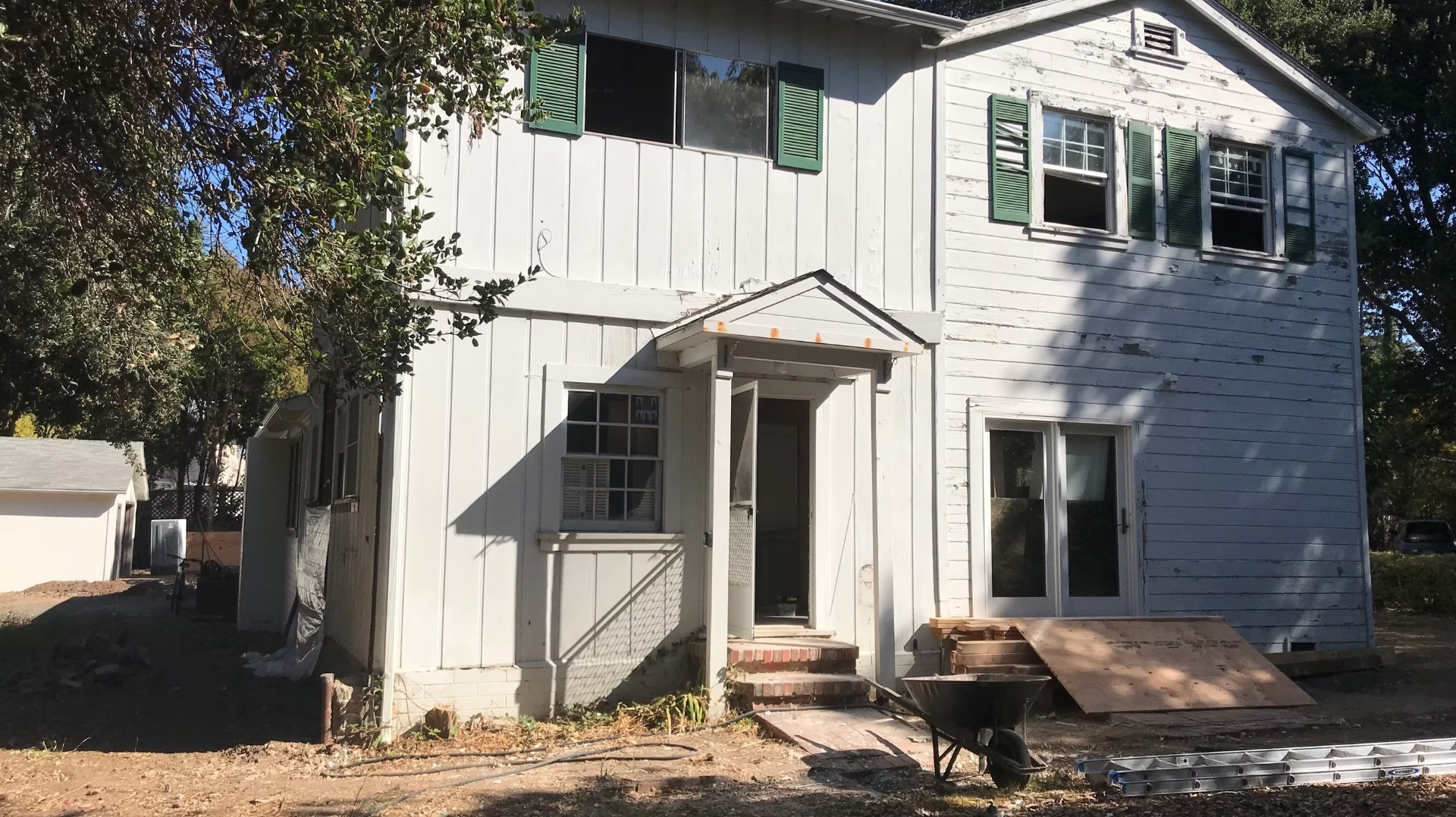Napa Art Studio — Rear Facade, before
