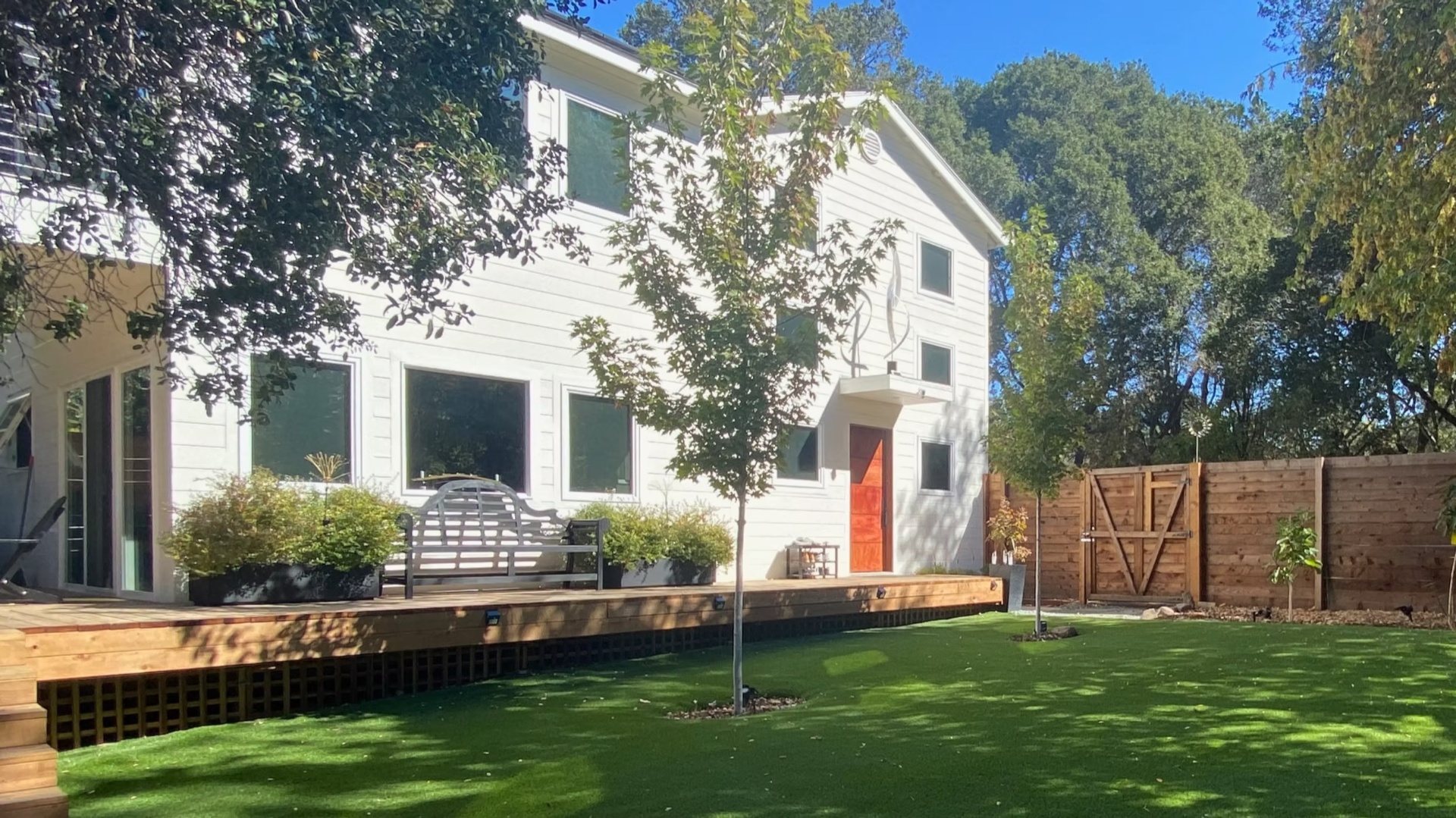 Napa Art Studio — Rear Facade, after