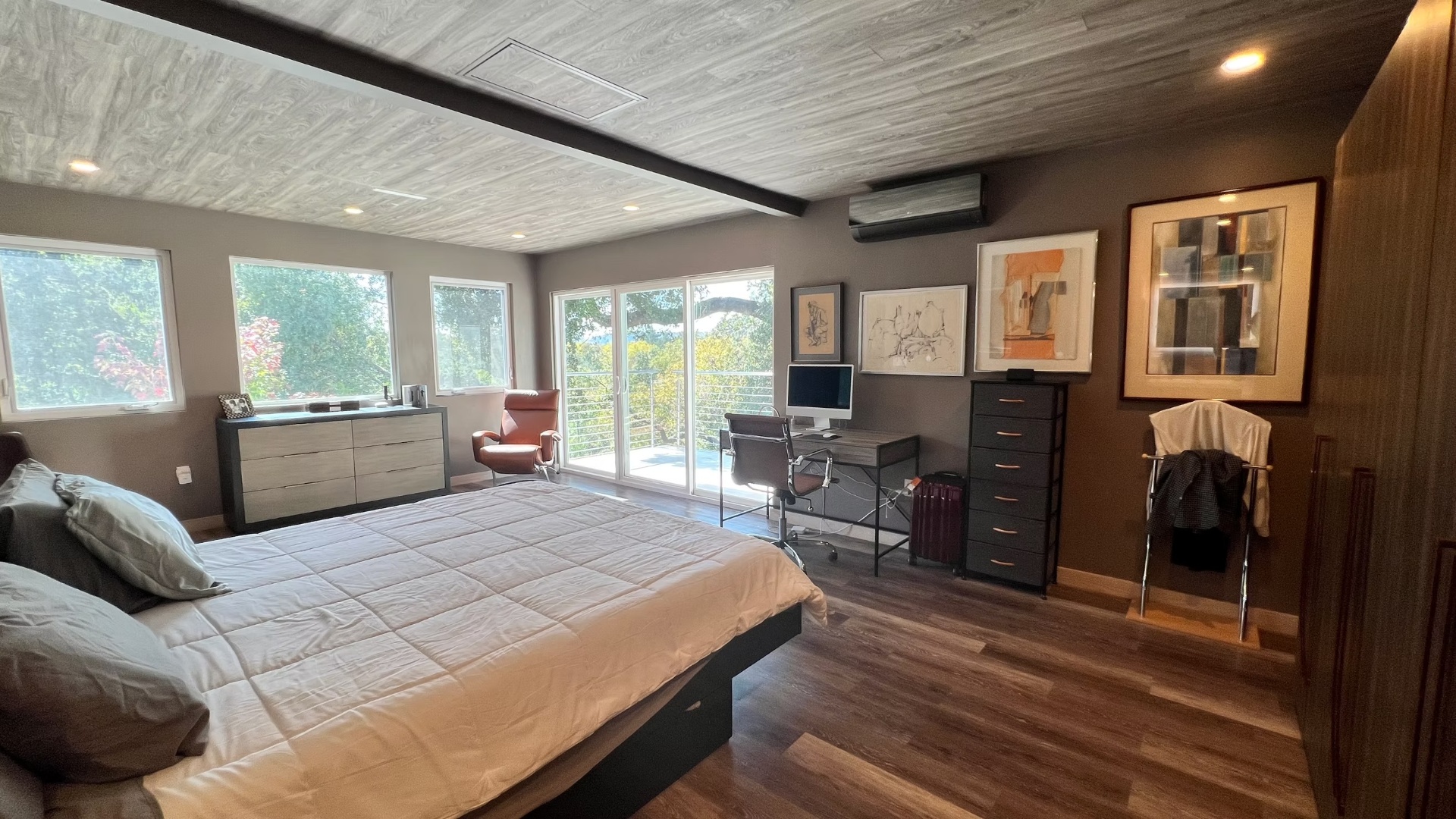 Napa Art Studio — Master Bedroom, after