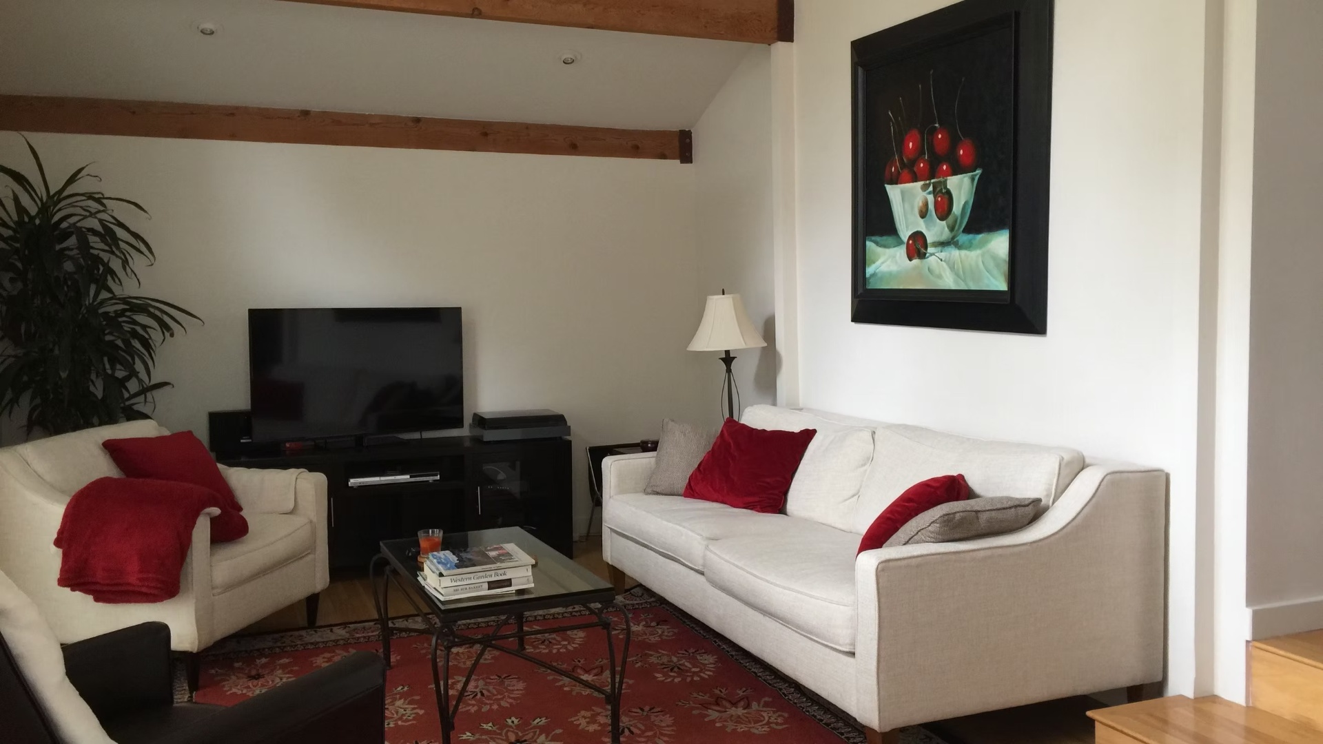 Yountville Craftsman — Living Room, before